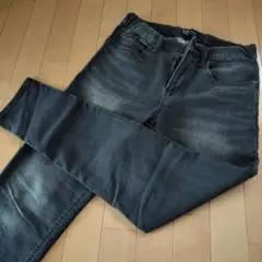 GAP ジョガーパンツ ブラックデニムライク