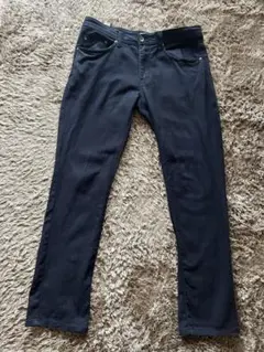 Nylaus ブラックパンツ スリムフィット