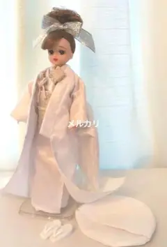 リカちゃんお着物☆☆花嫁衣装60 アウトレット 価格 通販ハンドメイド・手芸 - リカちゃんお着物