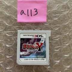 a113 ポケットモンスター Y Nintendo 3DS ソフト