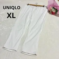 UNIQLO ユニクロ スマートアングルパンツ ホワイトスキニーパンツ XL