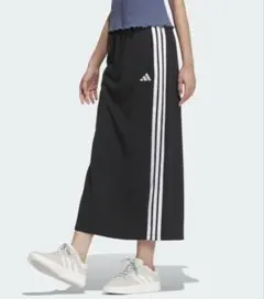 スリーストライプス ダブルニット Ｉライン スカート アディダス adidas