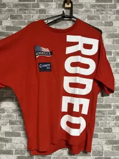 RODEO Crowns オーバーサイズTシャツ 赤