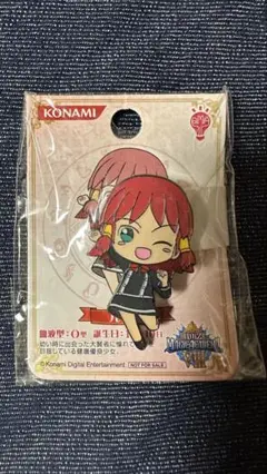 クイズマジックアカデミー8 ルキア ちびキャラピンバッジ