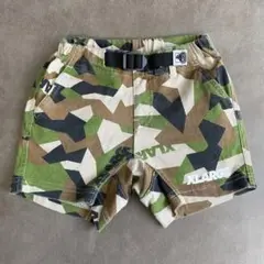 XLARGE エクストララージキッズ 迷彩 カモフラ 半ズボン パンツ 90