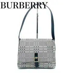 BURBERRY バーバリー ワンショルダーバッグ グレー チェック