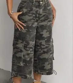 ハーフパンツ迷彩柄