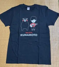秦基博・くまモンコラボ Tシャツ 黒Mサイズ（未使用新品）