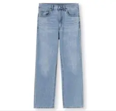 GU ハイライズストレートジーンズ Sサイズ ブルー 美品