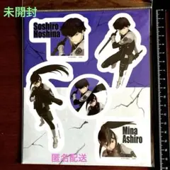 怪獣8号　保科宗四郎　亜白ミナ　ビッグクリアステッカー