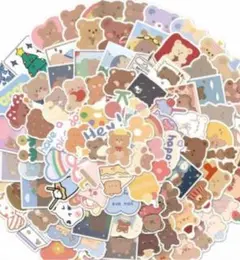 クマデザインのシールセット