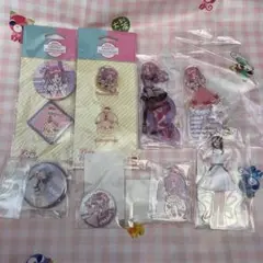 アイカツプラネット　デザインマート　アン　エイミー　アクリルスタンド 缶バッジ