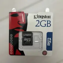 【新品】　Kingston マイクロSD 2GB
