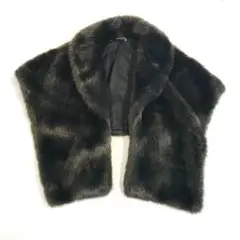 美品 2008AW バッドテイスト期 コムデギャルソン ファー ケープ マフラー