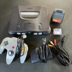 NINTENDO64 本体 コントローラー付き グレー