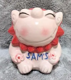 【美品】SAMS サムズ　シーサー置物　ペン立て　マグカップ