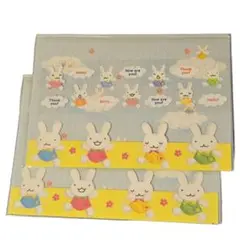 平成レトロ◆FUNNY RABBITS /うさぎ/レターセット◆おすそわけ