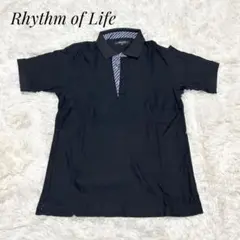 ✨美品✨ Rhythm of Life 半袖ポロシャツ　ブラック　サイズM