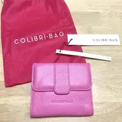 【新品】COLIBRI•BAG 本革　財布　サイフ　イタリアンレザー　ピンク