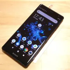 ほぼ無傷XPERIA XZ2 702SO(K)保護ガラス付 SIMロック解除済