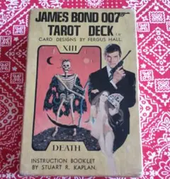 【希少】 007 ジェームズボンド タロットカード DEATH　スイス製 JAMES BOND 007 タロットカード 保管シミ有 スイス製 タロット78