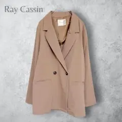 【Ray Cassin】　ダブルボタン　テーラードジャケット　春秋　ゆったり