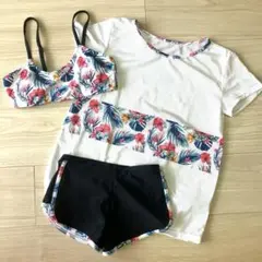 花柄セパレート水着セット（女の子用）