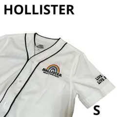 【美品】 HOLLISTER ベースボールシャツ 半袖 S