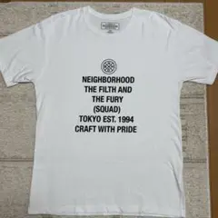 NEIGHBORHOOD 半袖Tシャツ ホワイト L