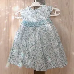 赤ちゃん服　9M ベビー服　ドレス　夏服　ワンピース　かわいいベビー服　水色