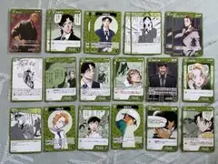 【匿名配送】名探偵コナン カードゲーム 西と東の大決戦 緑カード 21枚セット