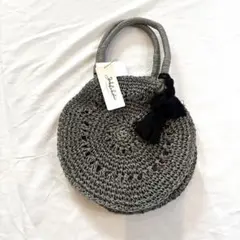 zakkaholic/ザッカホリック　未使用タグ付　ハンドバッグ　編みバッグ