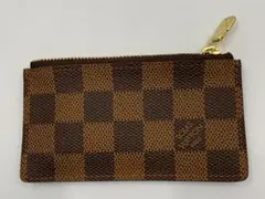 LOUIS VUITTON ダミエ・エベヌ ポシェット・クレ コインケース 茶