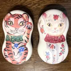 美品 猫のみ アフタヌーンティー × ナタリーレテ はりこーシカ 招き猫 ネコ 18046482209103393_1_t_360.webp