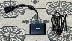 HDMI変換アダプター HDMI to DP 変換ケーブル 4K対応