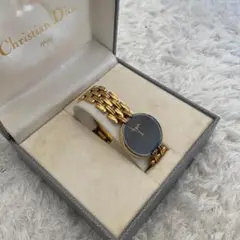 【訳有り】可動品 クリスチャンディオール バギラ ブラックムーン 腕時計 稼働品
