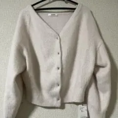 snidelラクーンニットカーディガン
