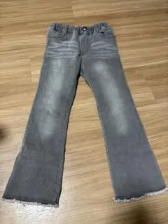 BREEZE デニムフレアパンツ ゴムウエスト 120