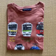 BEAMS 電車デザイン Tシャツ 130 cm
