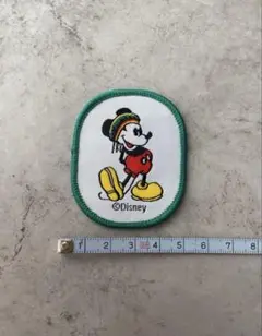 ワッペン☆アップリケ　レトロ　ミッキー　レゲエ