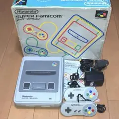 【動作良好 美品】 SFC スーパーファミコン 初期型 本体セット 取説外箱付き