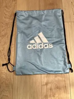 adidas アディダス　スポーツ　バッグ 水色 約40cm x 30cm