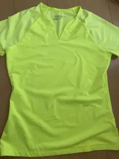 NIKE GOLF DRI-FIT 蛍光イエローシャツ