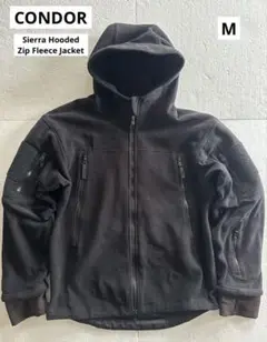 【6900円⇨最終SALE】コンドル タクティカルシェラ ジップフリース 黒 M