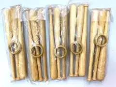 飾りバット （小） 3つ と ボール置き の セット 5セット