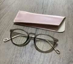 Ciqi Evans サングラス　度なし　UVカット　シャーベット　ケース付き