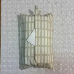 チェック柄キッチンペーパーホルダー