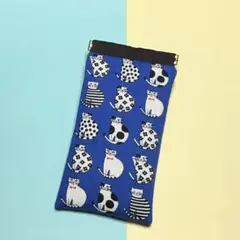 おすまし猫ちゃん♪ハンドメイド＊バネポーチ☆ペンケース＊メガネケース
