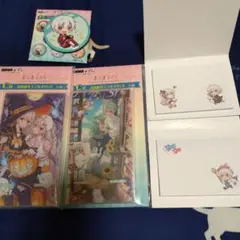 まふまふ くじ C賞スマホスタンド E賞付箋 F賞缶バッジセット