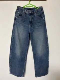 UNIQLO ユニクロ　バギーカーブジーンズ丈短め